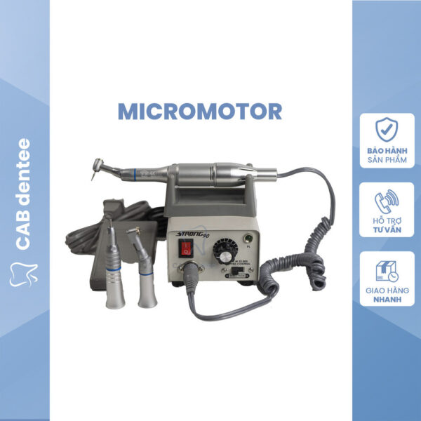 Máy mài chậm Micromotor lắp được mũi khoan High Speed