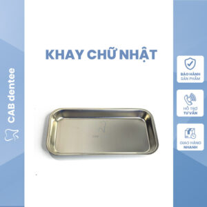KHAY CHỮ NHẬT INOX - MÂM KHÁM
