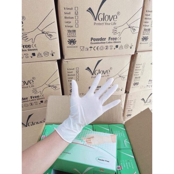 GĂNG TAY Y TẾ GLOVES KHÔNG BỘT - Trắng - Cam kết chính hãng - Hình ảnh 3