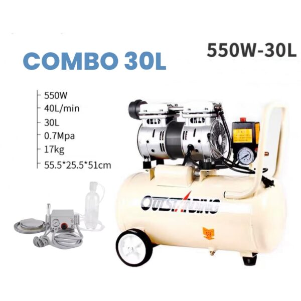 Bộ máy điều tốc kèm nén khí 30L - BH 6 tháng - Hình ảnh 3