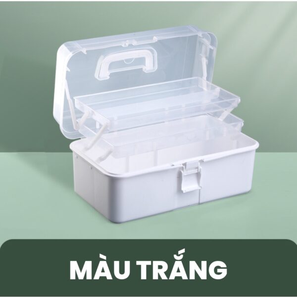 Hộp cốp nhựa đựng đồ đa năng kèm sticker trang trí - Hình ảnh 4