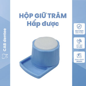 Hộp gài làm sạch trâm nội nha có mút hấp được