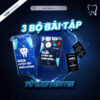 Bộ 3 Thẻ Bài Tập Thực Hành Trám Răng - Cab Dentee