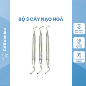 Bộ 3 Cây Nạo Ngà - 2 Đầu Nhỏ, Trung, Lớn