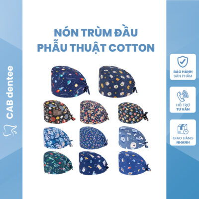 Nón Trùm Đầu Phẫu Thuật Cotton