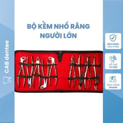 Bộ kềm nhổ răng người lớn 9 chi tiết