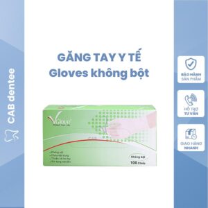 GĂNG TAY Y TẾ GLOVES KHÔNG BỘT - Trắng - Cam kết chính hãng
