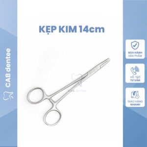 KẸP KIM PHẪU THUẬT 14CM - ĐẦU THẲNG
