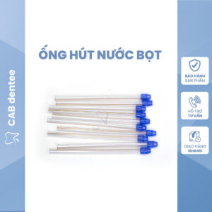 ỐNG HÚT NƯỚC BỌT NHA KHOA - Set 10 ống