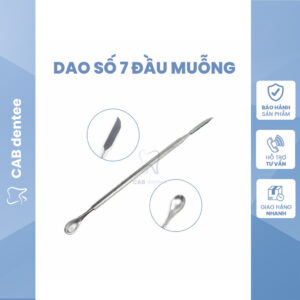 DAO 7 LÀM SÁP - ĐẦU MUỖNG INOX
