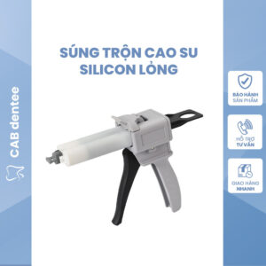 Súng trộn bơm vật liệu cao su silicon nha khoa