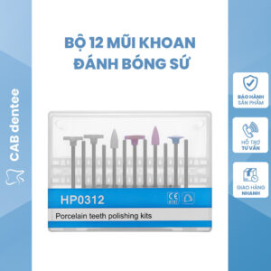 Bộ 12 mũi đánh bóng sứ Nha khoa