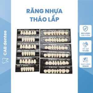 Răng nhựa hàm tháo lắp size nhỏ