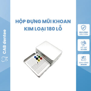 Hộp Đựng Trâm, Mũi Khoan Kim Loại 180 Lỗ