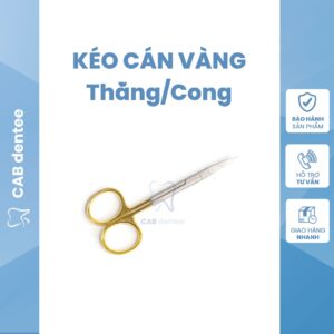 KÉO PHẪU THUẬT CÁN VÀNG 11,5cm