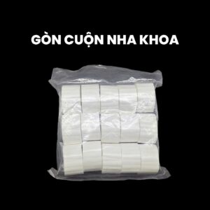Bông gòn cuộn chặn nước bọt