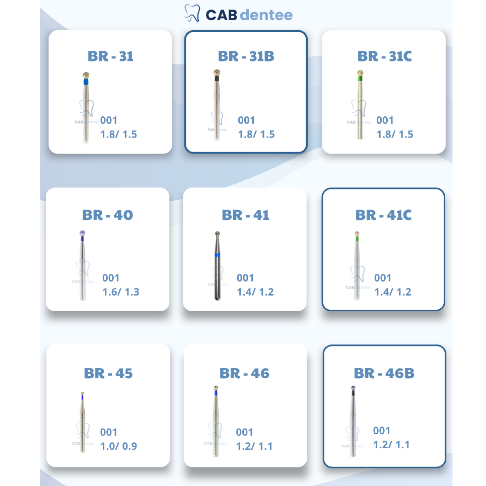 SET 2 MŨI KHOAN NHA KHOA - Mũi khoan kim cương vn 11134207 820l4