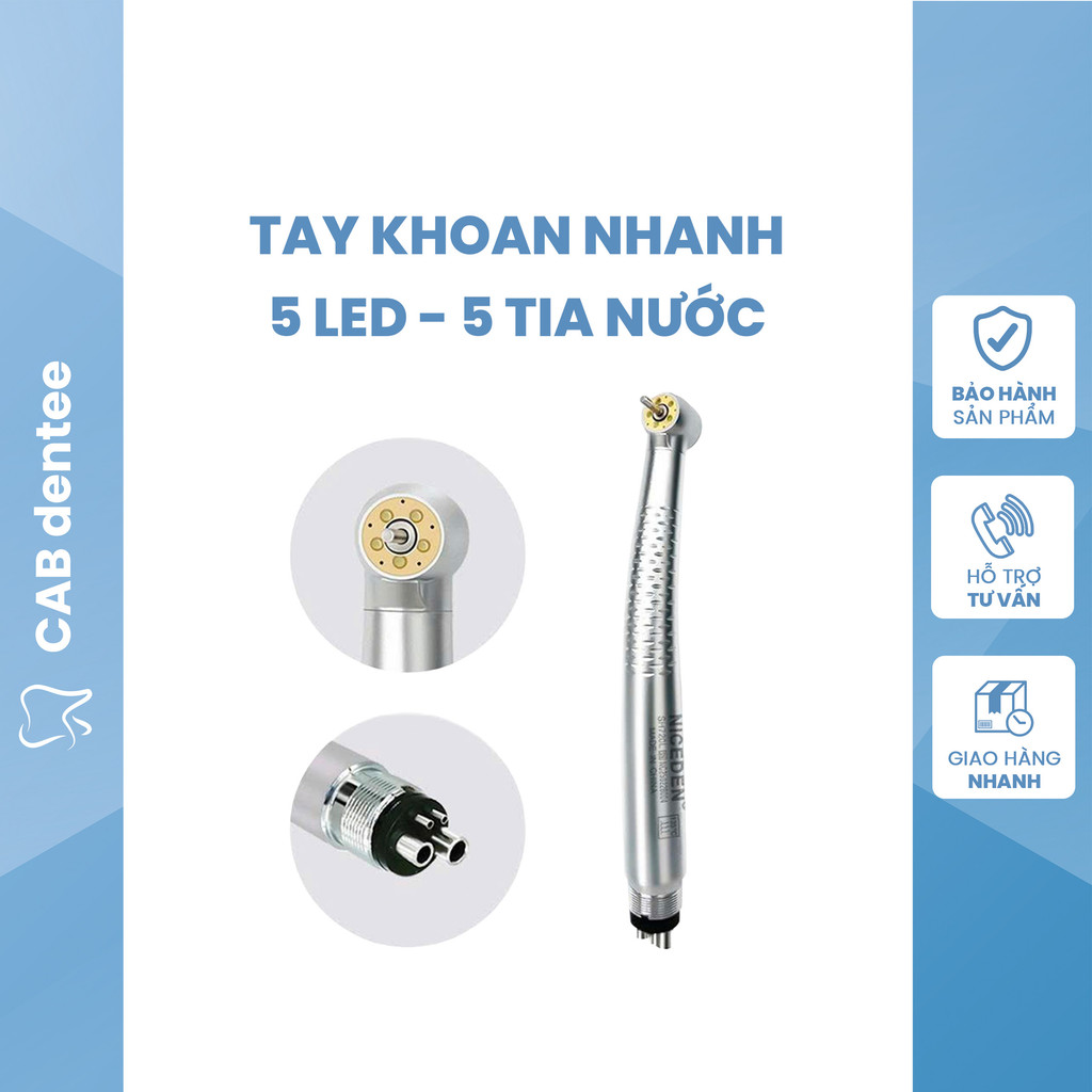 Tay Khoan Nhanh 5 Led 5 Tia Nước