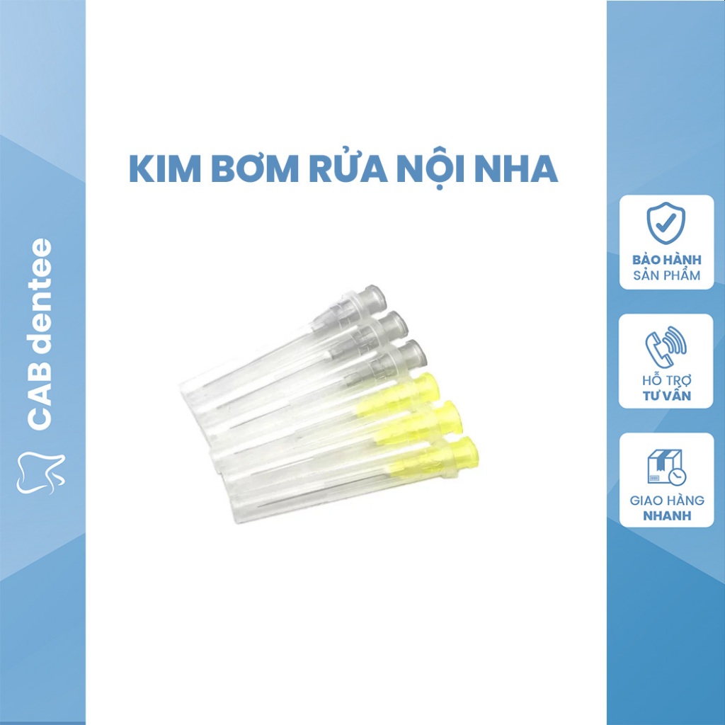 Kim Bơm Rửa Nội Nha 1 Lỗ, 2 Lỗ - Set 5 cái