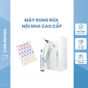 Máy Rung Rửa Nội Nha Có Đèn Cao Cấp - Tặng kèm 60 mũi nhựa