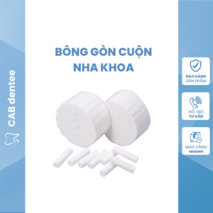Bông gòn cuộn chặn nước bọt